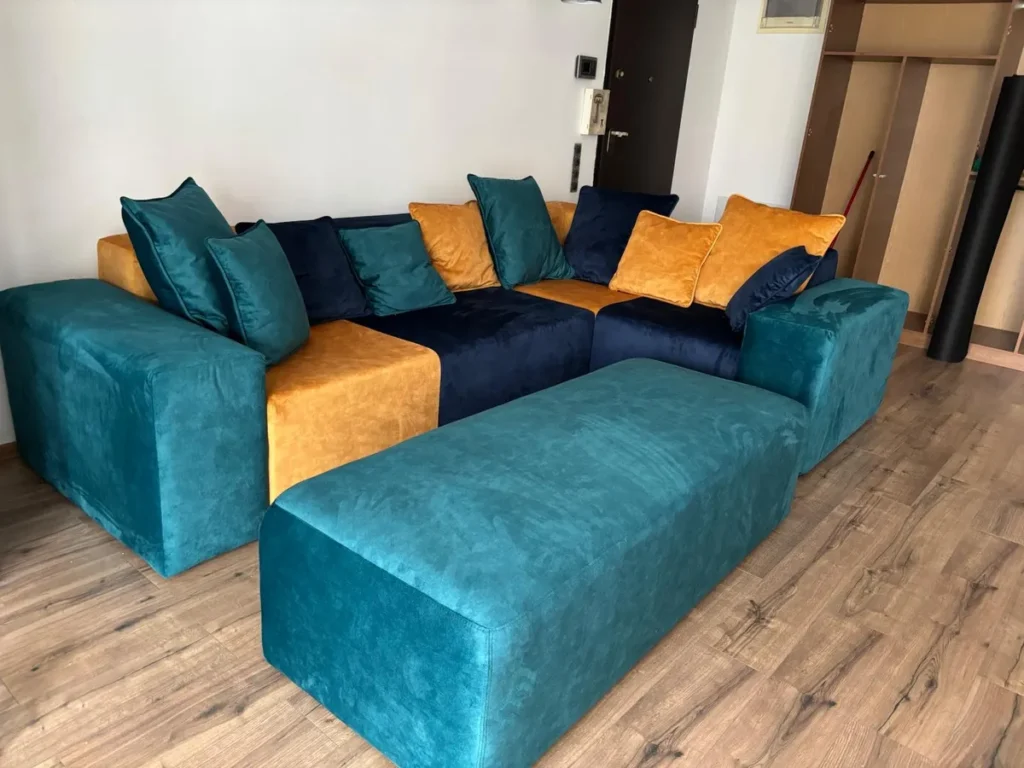 dupa serviciul de retapitare canapele